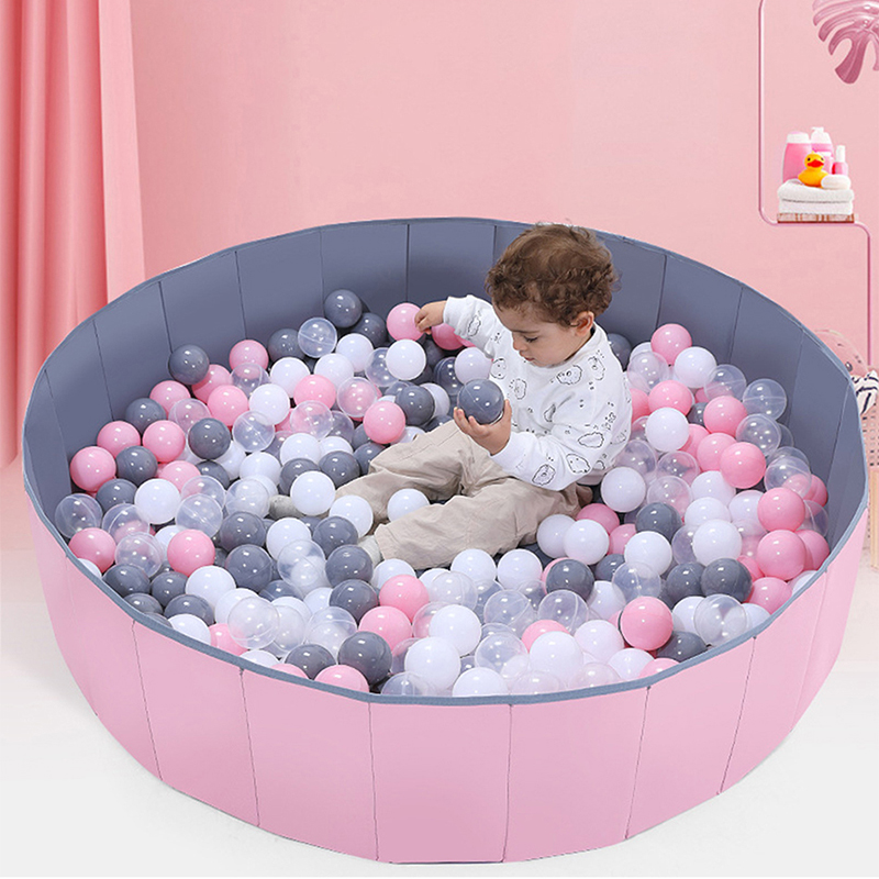 piscine a balles ronde ocean parc piscine a balles pour bebe enfant jeux 80x26cm rose gris pliable de piscine pas balles cdiscount jeux jouets