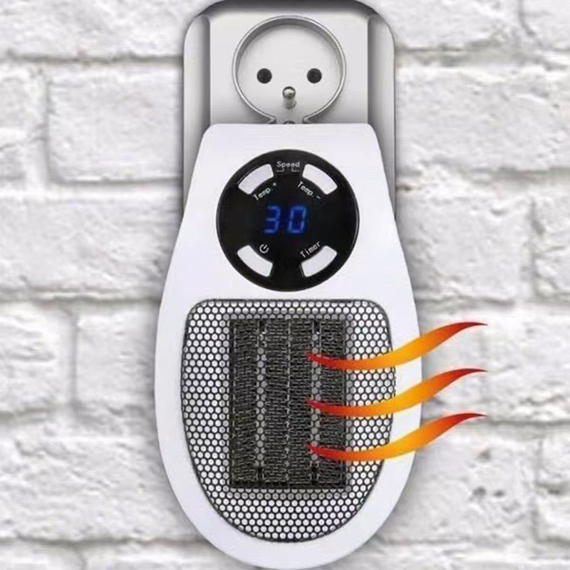 Radiateur D'appoint électrique Portable 500W Mihauuke - Pour Chambre, Salle De Bain, Garage, Camping
